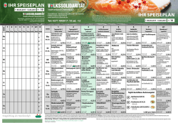 IHR SPEISEPLAN IHR SPEISEPLAN