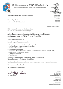 Jahreshauptversammlung-Tagesordnung