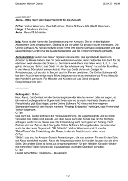 Manuskript als PDF - Deutscher Hörfunk Dienst