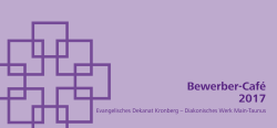 Informationen zum Bewerber-Caf&eacute;