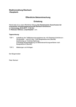 Stadtverwaltung Eberbach