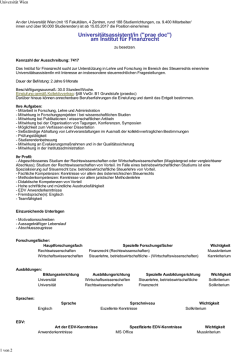 Institut f&uuml;r Finanzrecht