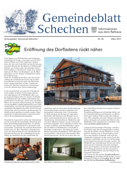 Gemeindeblatt Schechen