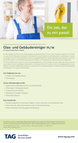 Ein Job, der zu mir passt!