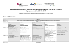 3. Juli bis 5. Juli 2017