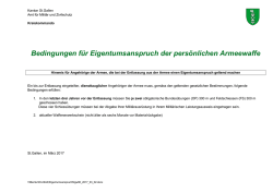Bedingungen für Eigentumsanspruch der