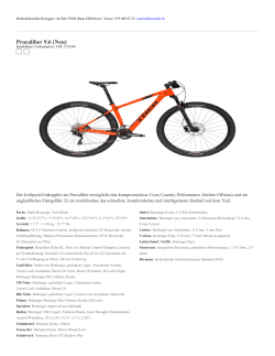 Procaliber 9.6 (Neu) - Marken-Bike