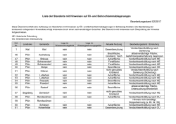 Liste der Standorte mit Hinweisen auf &Ouml;l