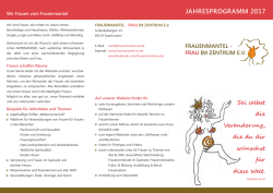 jahresprogramm 2017 - Frauenmantel