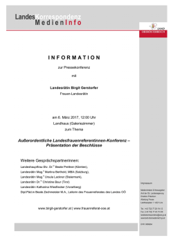 information - Land Ober&ouml;sterreich