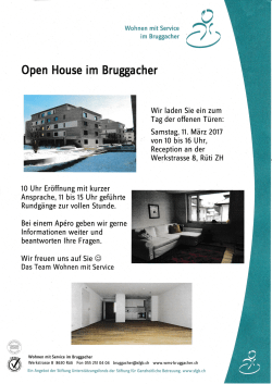 Open House im Bruggacher