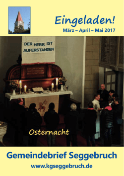 1/2017 - Kirchengemeinde Seggebruch
