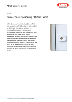 Funk-Fenstersicherung FTS 96 E