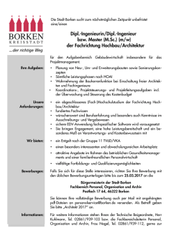 Dipl.-Ingenieurin/Dipl.-Ingenieur bzw. Master (M.Sc