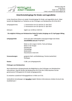 Informations - Reitschule Hamzek