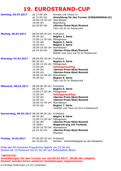 Ablauf Leiwen 2017