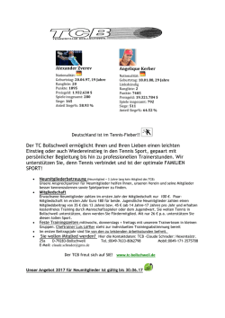 ein besonderes Angebot machen zu k&ouml;nnen