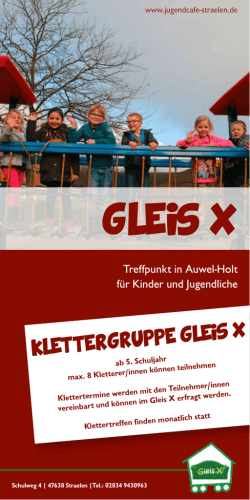 gleis x - Stadt Straelen