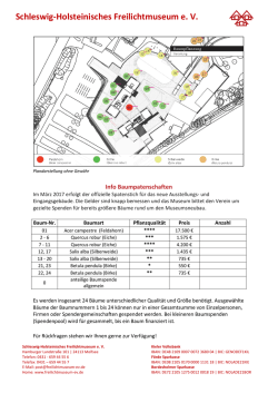 Info Baumpatenschaft - SCHLESWIG