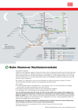 -Bahn Hannover Nachtsternverkehr