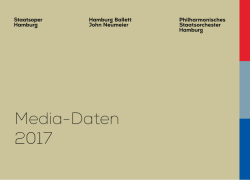 Mediadaten - Staatsoper Hamburg