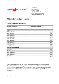 Gruppe Gesundheit/Soziales TG