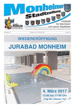 Monheimer Stadtzeitung: Ausgabe 04/2017