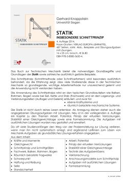statik - Universität Siegen