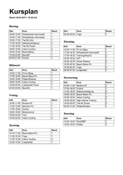 Drucken/PDF - Elbe Fitness