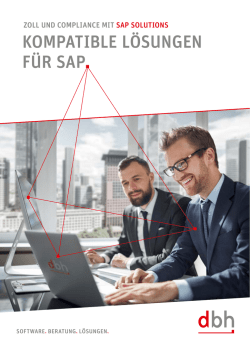 Brosch&uuml;re - dbh Logistics IT AG