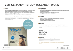 zeit germany – study, research, work