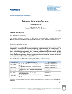Dringende Sicherheitsinformation