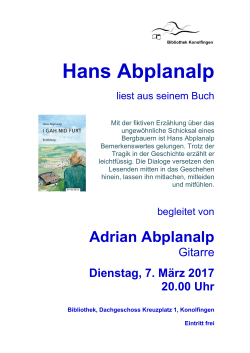 Hans Abplanalp - Bibliothek Konolfingen