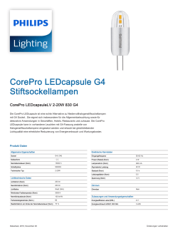 CorePro LEDcapsuleLV 2-20W 830 G4