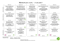 Menu PDF - Restaurant Manegg