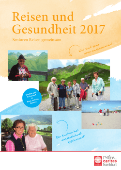 Seniorenreisen2017_Katalog - Caritasverband Frankfurt eV