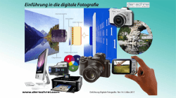 Einf&uuml;hrung in die digitale Fotografie