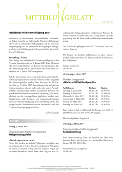 Mitteilungsblatt 02.03.2017 - Gemeinde Niederhelfenschwil