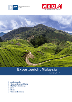 Exportbericht Malaysia - Außenwirtschaftsportal Bayern