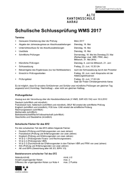 Allgemeine Informationen - Alte Kantonsschule Aarau