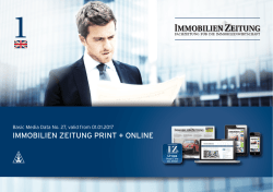 IMMOBILIEN ZEITUNG PRINT + ONLINE