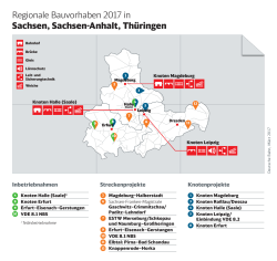 Regionale Bauvorhaben 2017 in Sachsen
