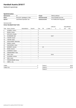 Handball Austria 2016/17