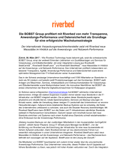Die BOBST Group profitiert mit Riverbed von mehr Transparenz