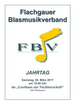 Broschüre vom Bezirksjahrtag 2017