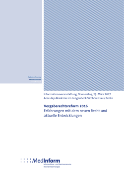 des Programmflyers
