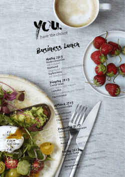 Business Lunch - Restaurant You Vienna
