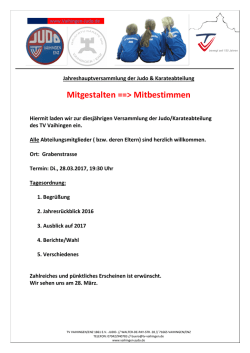 Hauptversammlung