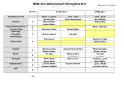 Helferliste Maihocketse/Fr&uuml;hlingsfest 2017 - Accordeon