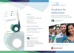 portfolio - Uni Oldenburg
